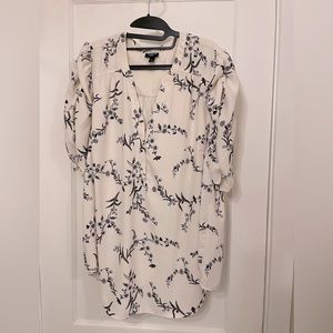 Torrid Harper Georgette Ruched Short Sleeve Blouse, Size 2